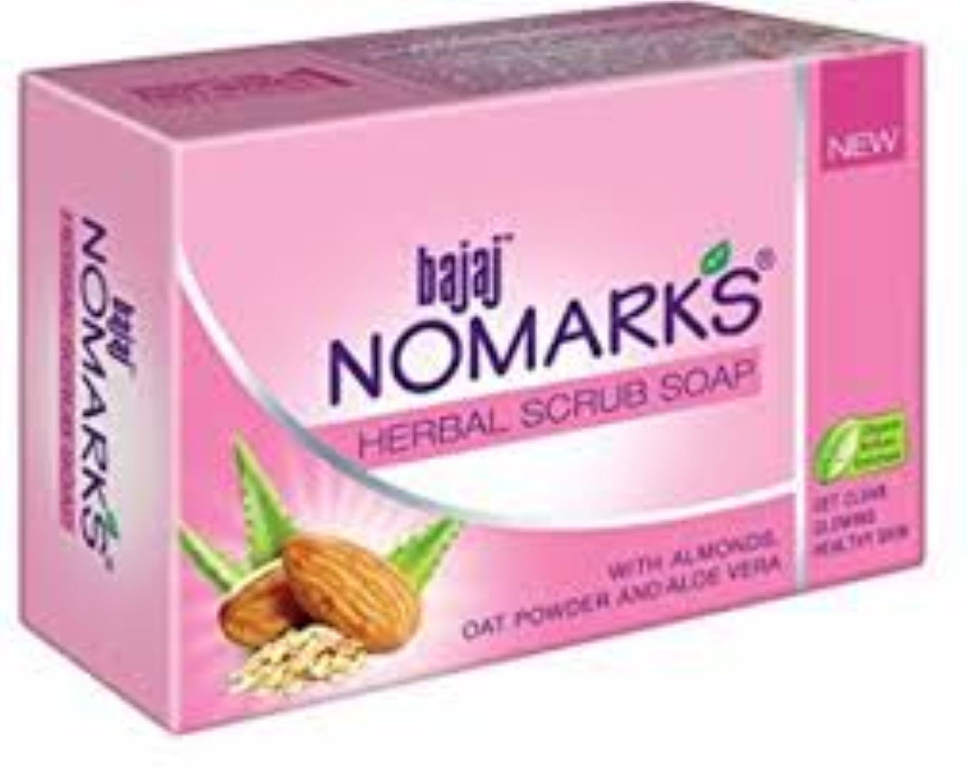 BAJAJ NOMARKS HERBAL SCRUB SOAP 125G